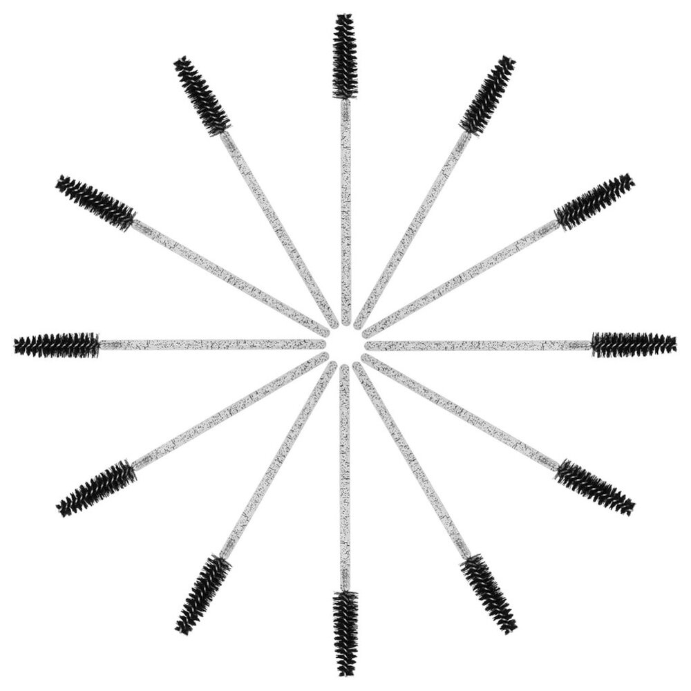 Soft Fiber Eyelash Brush Kit - 100PCS Disposable Applicators with Container - Picture 7 of 7